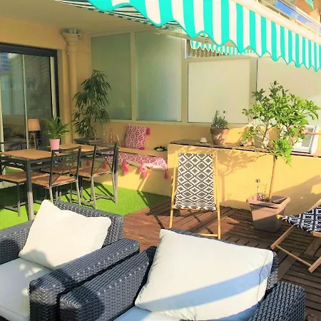 Cosy Calme Central-terrasse Proche Palais * Cannes