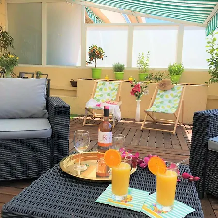 Cosy Lumineux 1 Calme Central-terrasse 10 Minutes Palais 5 Min Centre Cannes