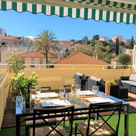 Cosy Lumineux 1 Calme Central-terrasse 10 Minutes Palais 5 Min Centre *