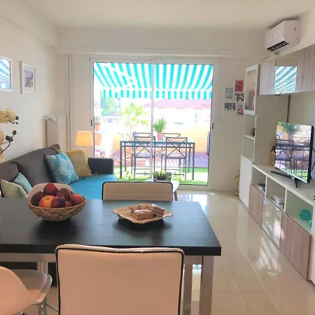 Cosy Lumineux 1 Calme Central-terrasse 10 Minutes Palais 5 Min Centre Appartement Cannes